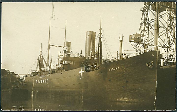“Tuborg”, S/S, i neutralitetsbemaling. D/S af 1896 (1915-1917). Sænket i den engelske kanal d. 10.1.1917. Kvalitet 7