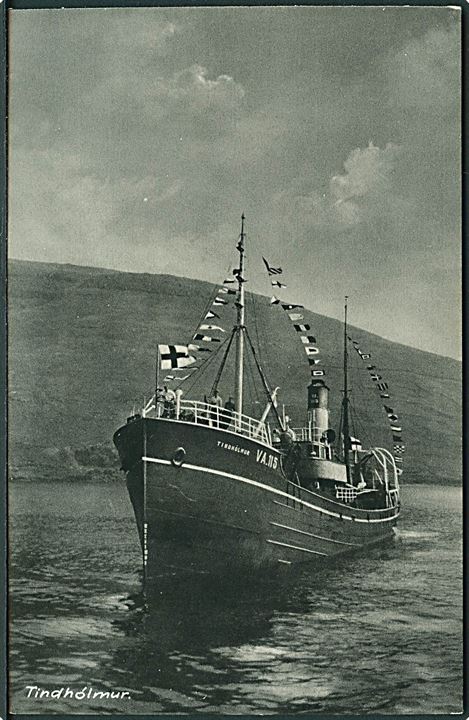 “Tindhólmur”, trawler VA.115 fra Sørvágur (1953-1966). Stenders no. 94893. Kvalitet 8
