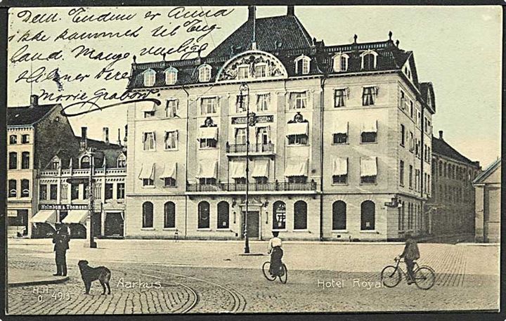 Hotel Royal i Aarhus. H.H.O. no. 4913.