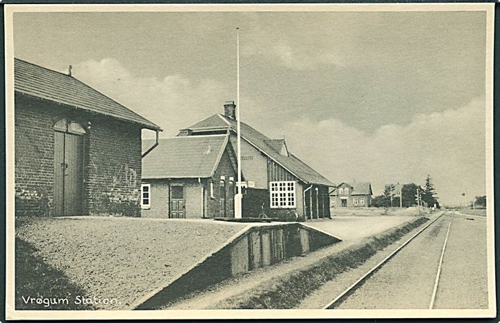 Vrøgum station. P. Andersen no. 18275. Kvalitet 9