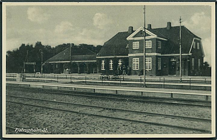 Ejstrupholm station. Stenders no. 81782. Kvalitet 9
