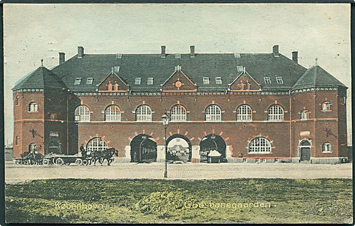 Købh., Godsbanegaarden. Stenders no. 6122. Kvalitet 8