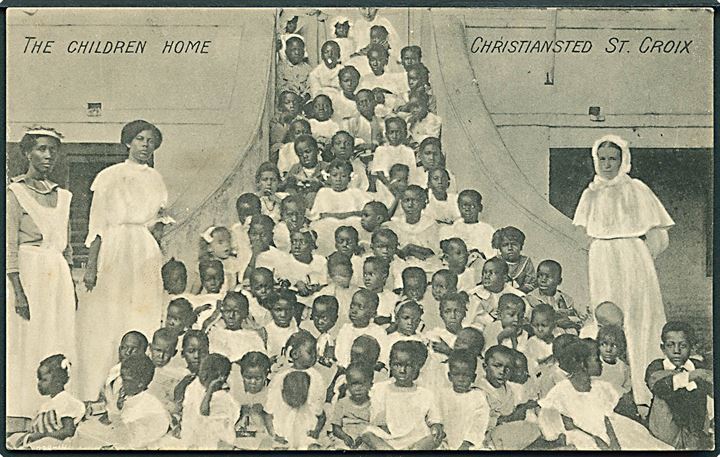 D.V.I., St. Croix, Christiansted. The Children Home. A. Lauridsen D.W.J. serie no. 6. Kvalitet 9