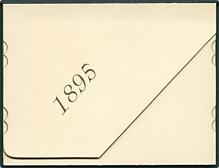 Årstalskort 1900. Kartonkort 6½x9 cm. Fra Trondhjem. Kvalitet 8