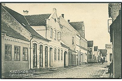 Søndergade i Ærøskøbing. C. Th. Creutz no. 9514.