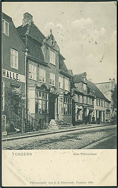 Altes Patriciaerhaus i Tønder. J. A. Bödewadt no. 08 50146.
