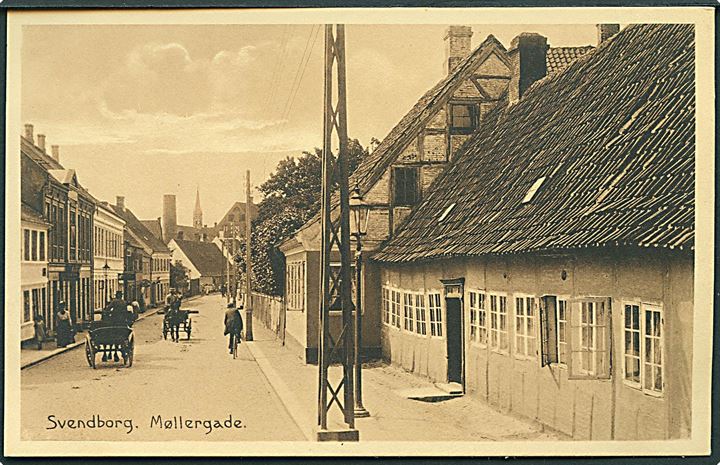 Møllergade i Svendborg. Stenders no. 33557.