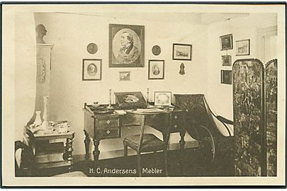 H.C. Andersens Møbler, som han benyttede 1845-1864. Stenders no. 60315. 