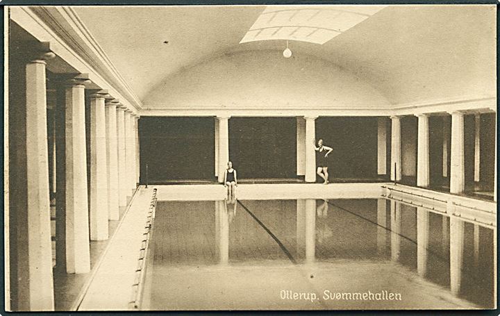 Svømmehallen i Ollerup. Stenders no. 61858. 