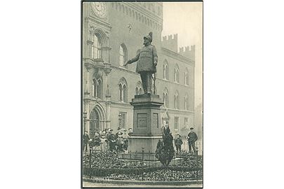 Frederiks VII's Statue i Odense. Stenders no. 855.