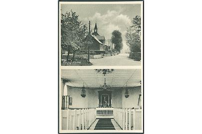 Søby Kirke ind/udvendig. P. Andersen no. 19686-91.