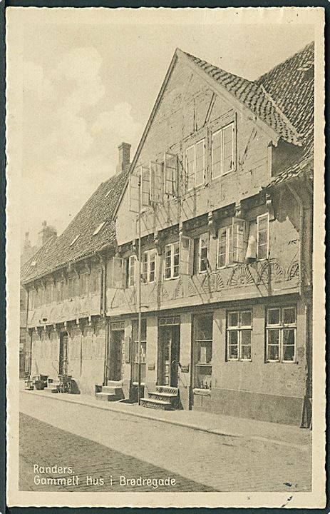 Gammelt hus i Brødregade, Randers. Stenders, Randers no. 83.