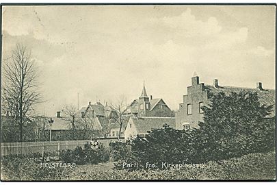 Parti fra Kirkepladsen, Holstebro. Stenders no. 1477. 
