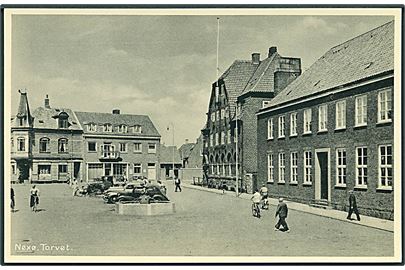 Torvet i Nexø, Bornholm. Stenders, Bornholm no. 206.