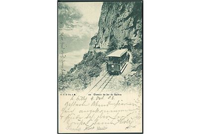 Chemin de fer du Salève. C. T. & Cie á G. Elektrisk jernbane.