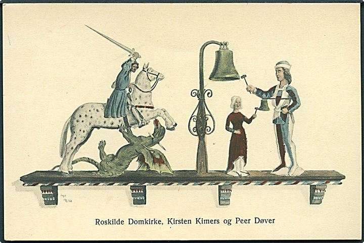Roskilde Domkirke, Kirsten Kimers og Peer Døver. Erh. Flensborg no. 1185.
