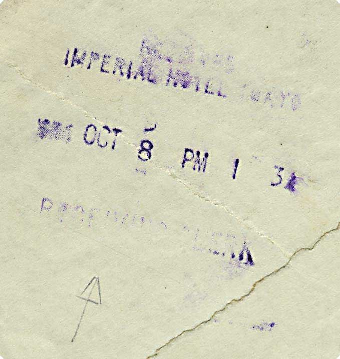 15 øre rød Hans Tavsen på brev fra Espergærde d. 19.9.1936 til Tokyo, Japan. Japansk ankomststempel på bagsiden, brevet muligvis sat i porto.
