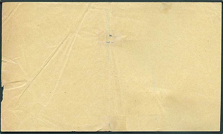 Modtagelsesbevis - F. Form. Nr. 3 (13/10 16) frankeret med 7 øre Chr. X annulleret med violet kontorstempel Banegaardspostkontoret Kontoret for ank. Brevpost d. 21.9.1919 for anbefalet lokalbrev. Mindre rifter.