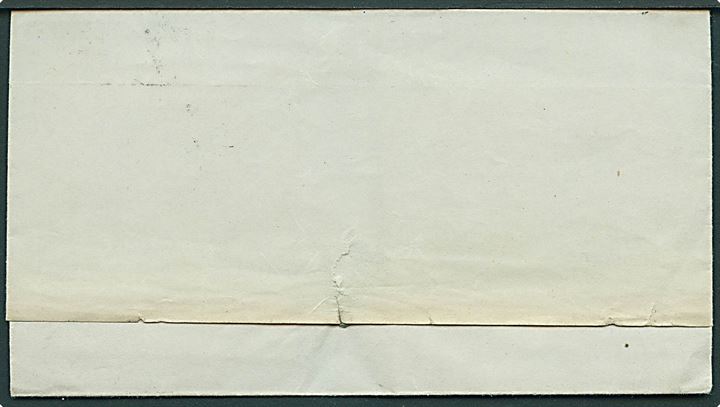 4 R.B.S. Ferslew med fuld rand på brev annulleret med stumt stempel og sidestemplet antiqua Nyborg d. 12.3. 1852 til Kjøbenhavn.