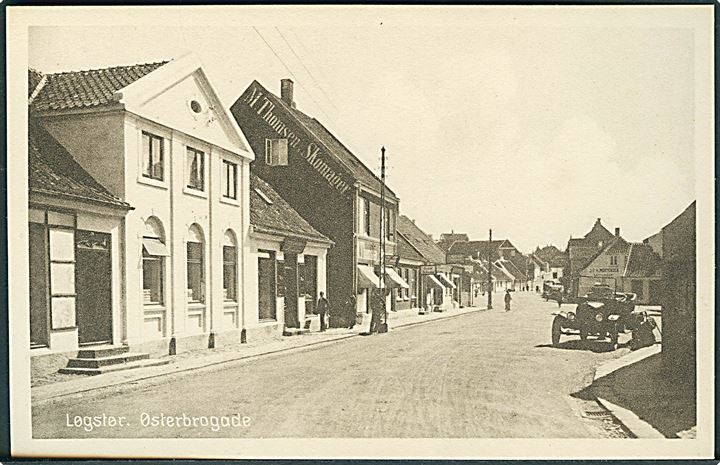 Østerbrogade i Løgstør. Stenders no. 59732.
