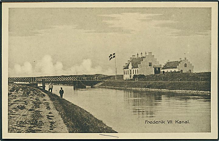 Frederik VII Kanal i Løgstør. Stenders no. 53927.