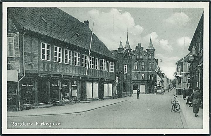 Kirkegade i Randers. Stenders, Randers no. 276.