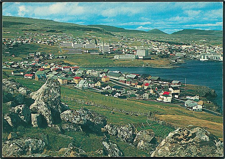 Av Argjum. Torshavn, view from Argir, Færøerne. Ásmundur Poulsen u/no. 