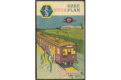 S-Togs Køreplan 1957. Reklame for Hirschsprung. 