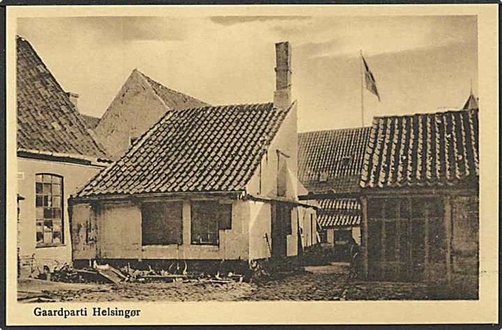 Gaardparti fra Helsingør. E. Strómberg no. 210643.