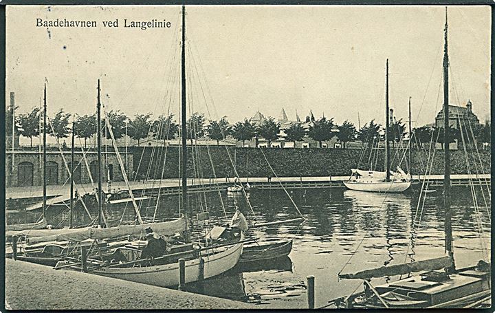 Baadehavnen ved Langelinie, København. P. H. III Ø. 