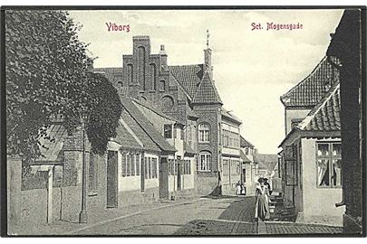 Parti fra Sct. Mogensgade i Viborg. W.K.F. no. 909.
