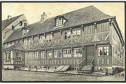 Peter Willemoes fødegaard i Assens. R. Hertel no. 18996.