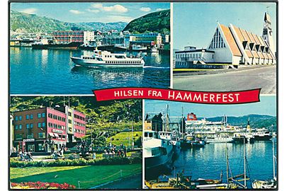 Hilsen fra Hammerfest, Norge. Knut Aúne no. M-6030-3. 
