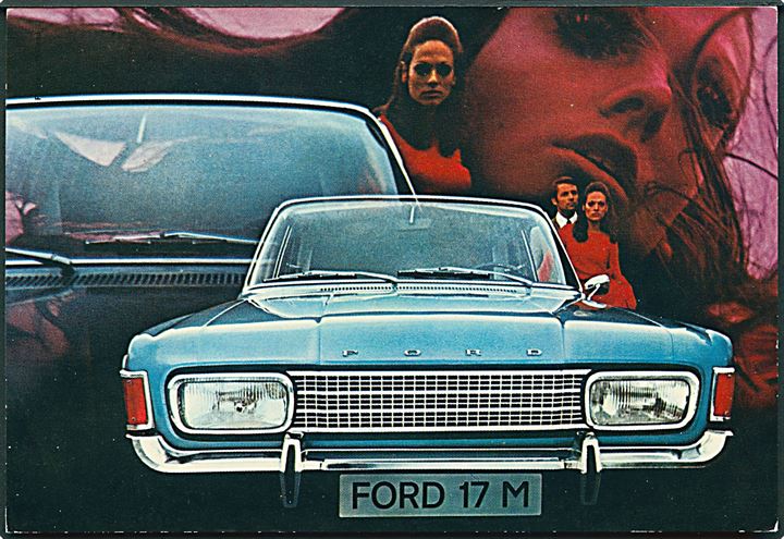 Reklamekort for Ford Taunus 17 M. U/no. 