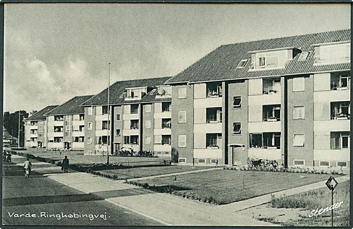 Ringkøbingvej i Varde. Stenders, Varde no. 120 K. 