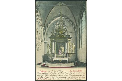 St. Hans Kirke i Odense. Warburgs Kunstforlag no. 346.