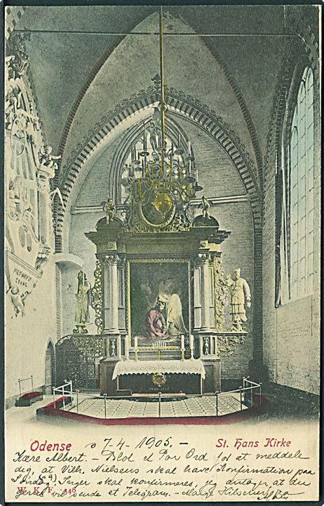 St. Hans Kirke i Odense. Warburgs Kunstforlag no. 346.