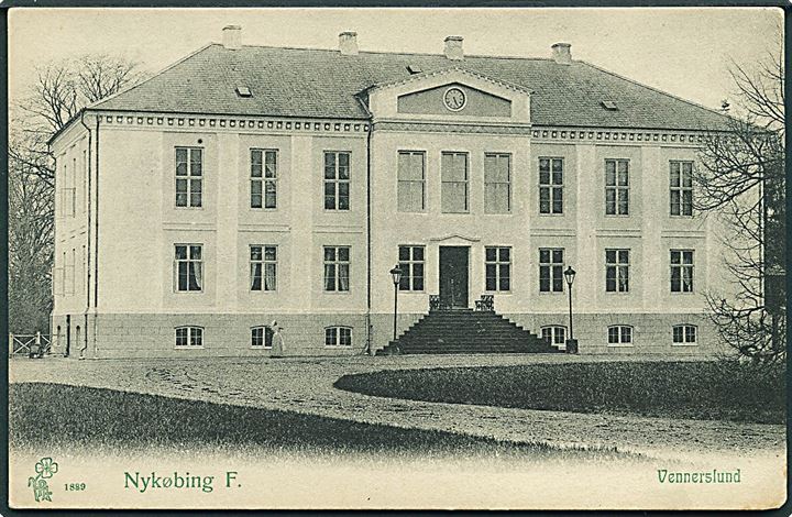 Vennerslund Gods ved Nykøbing Falster. Peter Alstrups no. 1889.