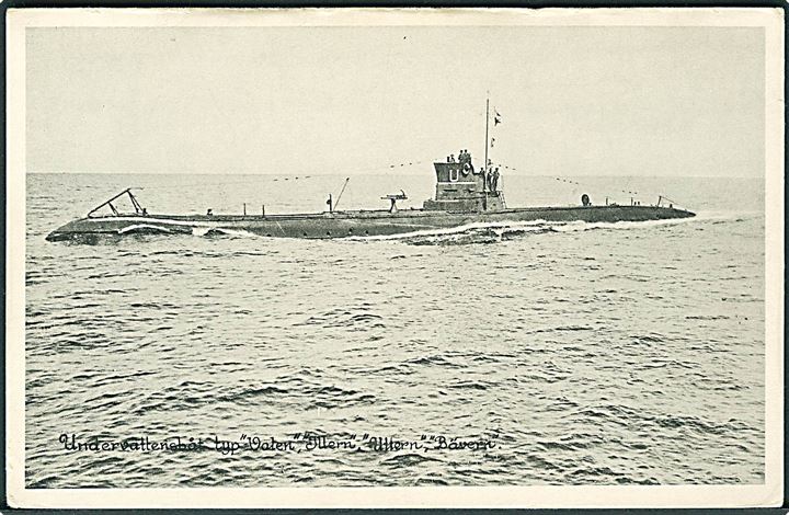 Svensk undervandsbåd af Bävern-klassen. F.S.F. no. B 18.