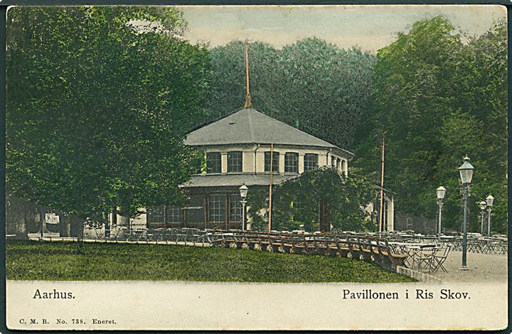 Pavillonen i Ris Skov, Aarhus. C. M. B. no. 738.