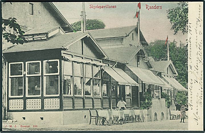 Skydepavillonen i Randers. J. M. J. no. 100.