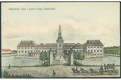 Hørsholm Slot i gamle dage (Sjælland). AlexVincents no. 2028.
