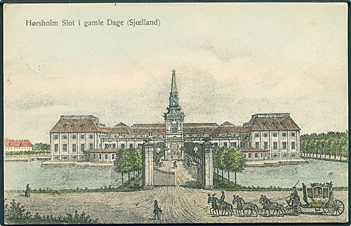 Hørsholm Slot i gamle dage (Sjælland). AlexVincents no. 2028.
