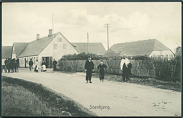 Stenbjerg, gadeparti. C. Buchholtz no. 18977. Kvalitet 10