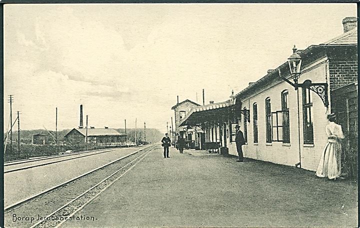 Borup Jernbanestation. N. Petersen no. 14088. Kvalitet 10