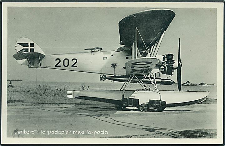 Hawker Dantorp (H.B. III) no. 202 fra Marinen. V. Thaning & Appel Marine Serie F no. 40. Kvalitet 9