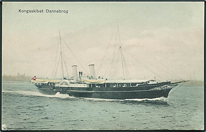 Dansk Marine. P. Alstrup Danmarks Flaade no. 11. “Dannebrog”, kongeskib. Kvalitet 8