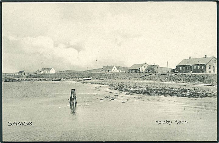 Koldby Kaas, strandparti. C. M. Thune no. 13155. Kvalitet 10