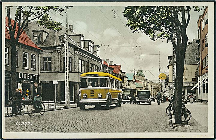 Lyngby, Trolleybus KS 104 på linie 24. Rudolf Olsen no. 9432. Kvalitet 7