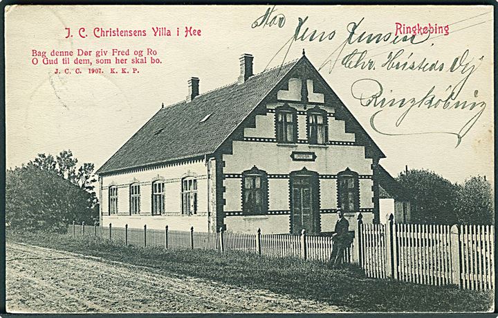 Hee, I. C. Christensens villa. W.K.F. no. 5820. Kvalitet 7